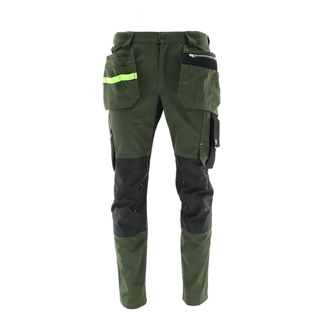 24h Sara Fitter Arbeitshose Oliv-schwarz 62xxl