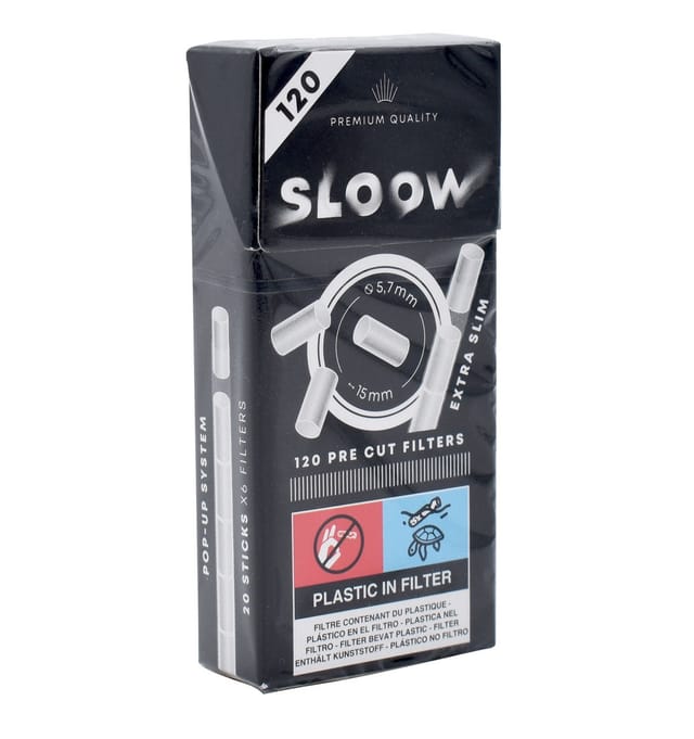 Sloow 5,7 Mm Extra Slim Filter, 120 Stück