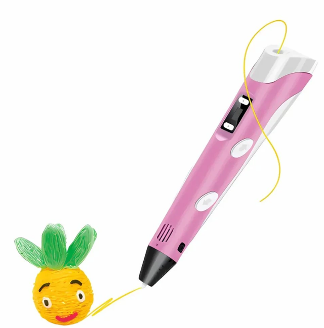 3d-stift Für Kinder, Kreativer Druckspaß, Pe12 Pinke Mine