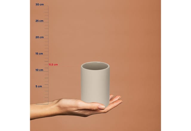 Kela-beige Sana Toilettenbecher
