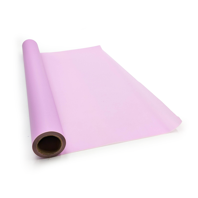 Matte Blumenfolie – „matte 90er“ – Lila – Rolle 58 Cm X 20 M