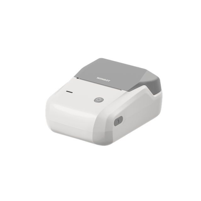 Niimbot B1 Thermodrucker, Weiß Und Grau, 50 Mm + Etikettenrolle