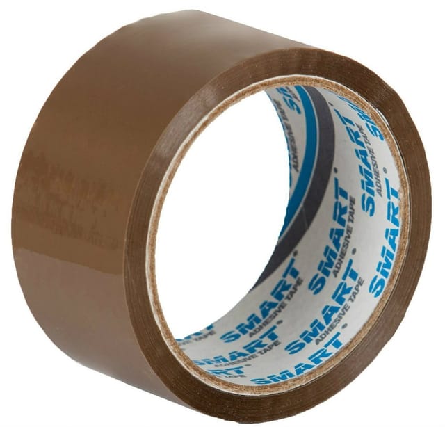 Pp-klebeband Mit Acrylkleber, Abmessungen 48 X 45y, Braune Farbe, 1 Stück.