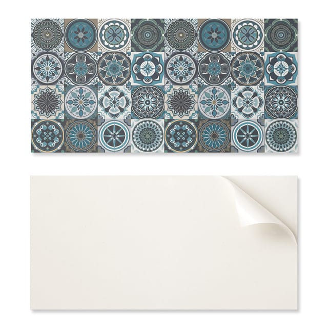 Selbstklebende Vinyl-druckplatte 100x50 Cm Mosaik-karomuster