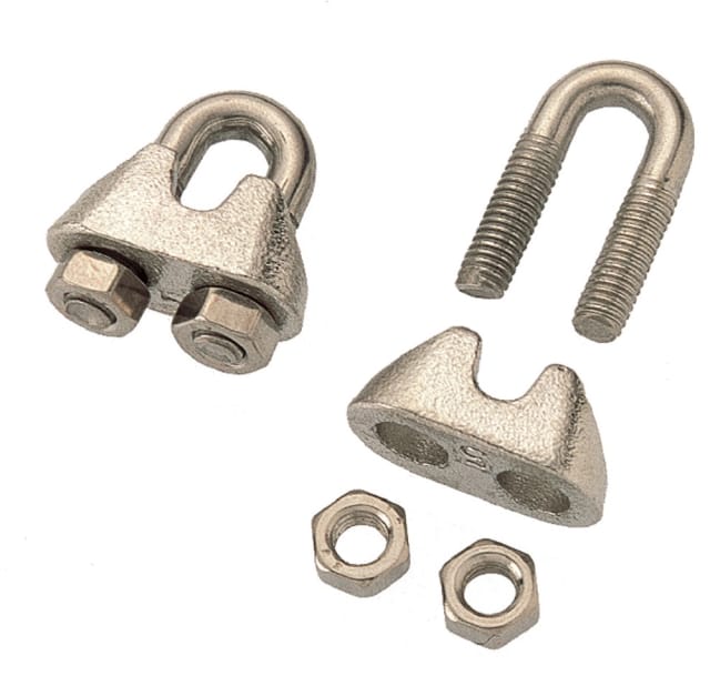 Bogenklemme Für Stahlseile 8 Mm, Verzinkt, 2 Stück