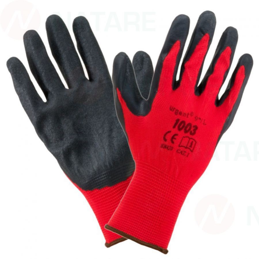 Strapazierfähige Polyester-latex-arbeitshandschuhe 1003 Urgent 8