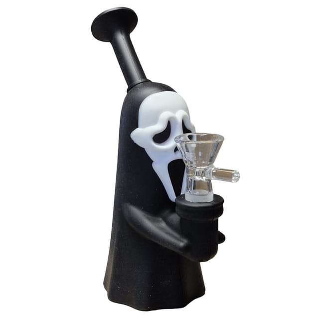 Scream Schwarze Silikonbong 16,5 Cm