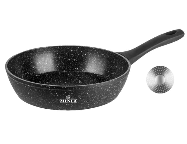 Tiefe Bratpfanne 22 Cm 1,6 L Mit Marmorbeschichtung Zilner Zl-7705 9208
