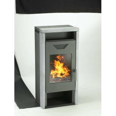 Kaminofen Yara Rahmen Naturstein 8kw