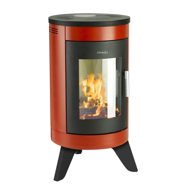 Kaminofen Typ10164-city Rot/schwarz, 7 Kw