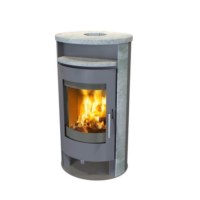 Kaminofen Typ18819 Roto Naturstein Seiten, 6,3kw