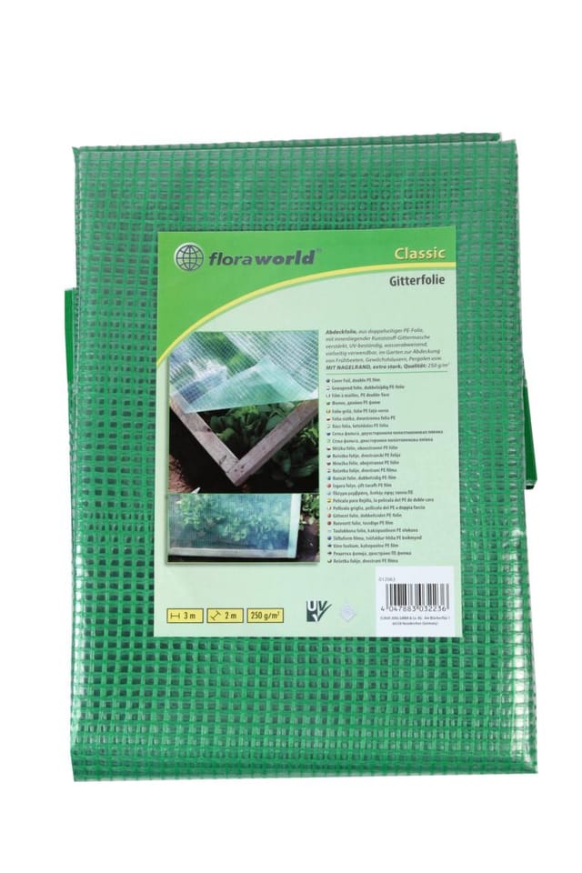 Gitterfolie Classic 3x2m,m.nagelr.,rolle,250g/m2