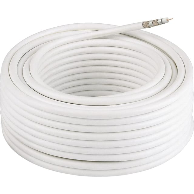 Hama Cl Koax-kabel Weiß, Koaxial