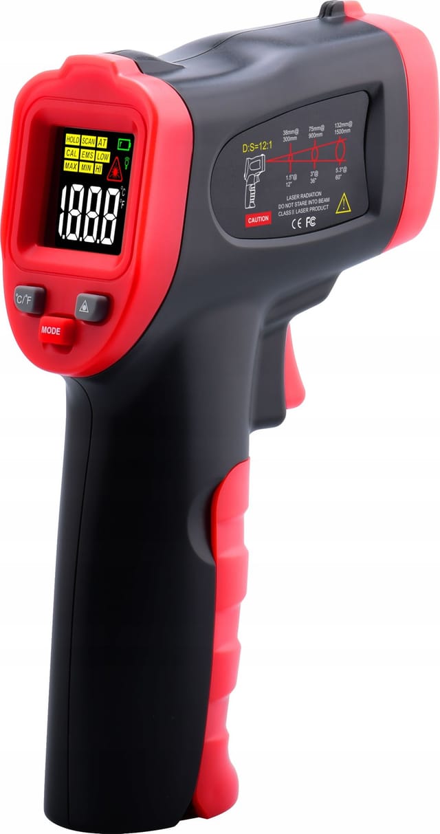 Pyrometer-laserthermometer -50 +950°c Kalibrierung