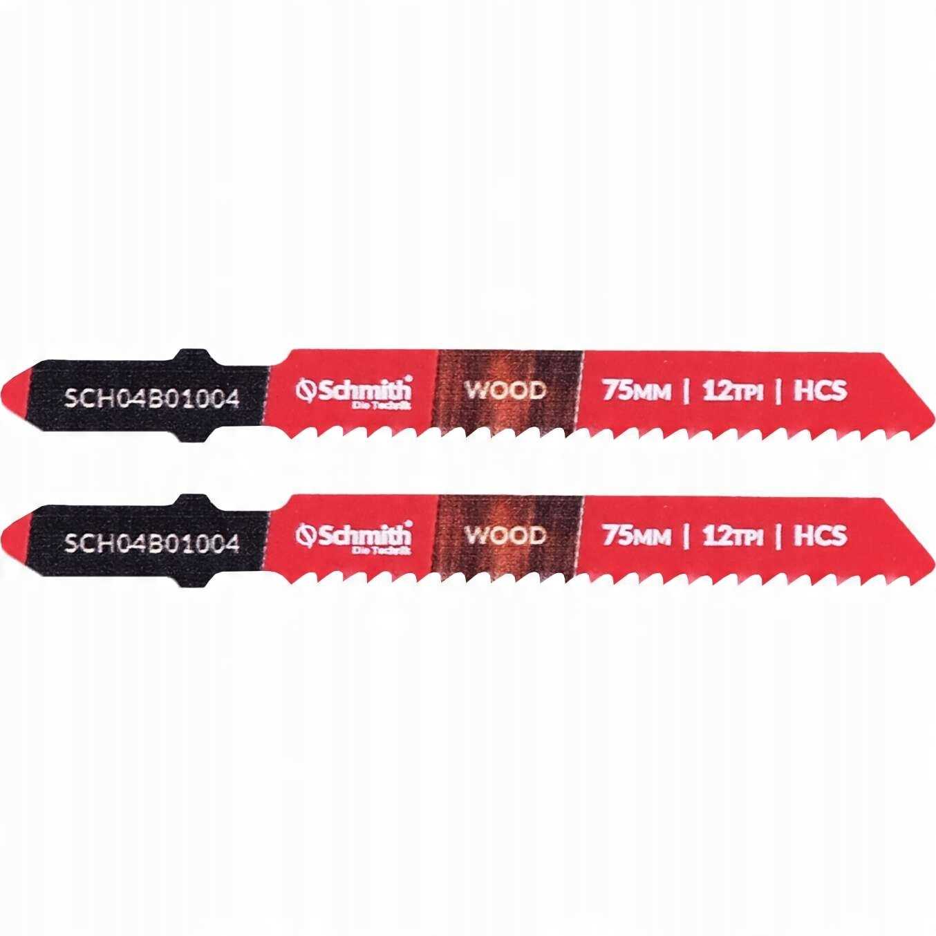 T-förmiges Sägeblatt (t) Für Stichsägen Für Holz, 75 Mm, 12 Zähne Pro Zoll, T119b Hcs Schmith