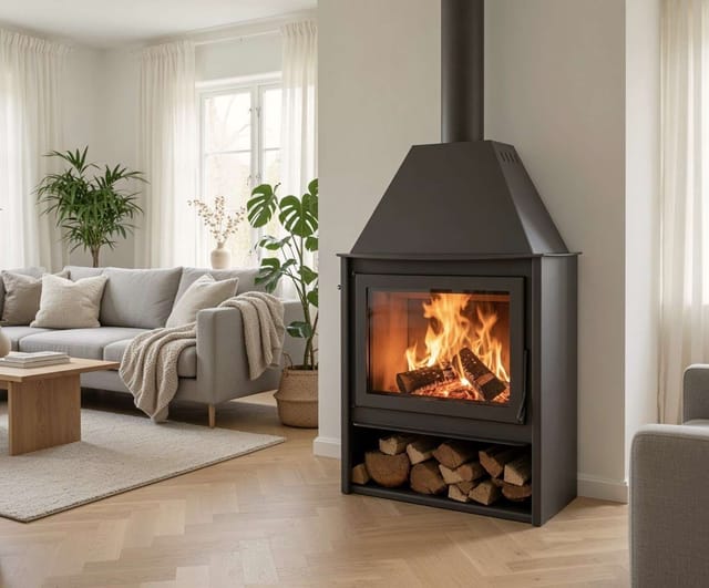 Holzofen Alpes / 11 Kw / 76 % / 320 M³