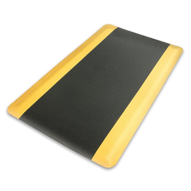 Etm - Anti-ermüdungsmatte Soft-tritt Schwarz-gelb 120 X 100 Cm