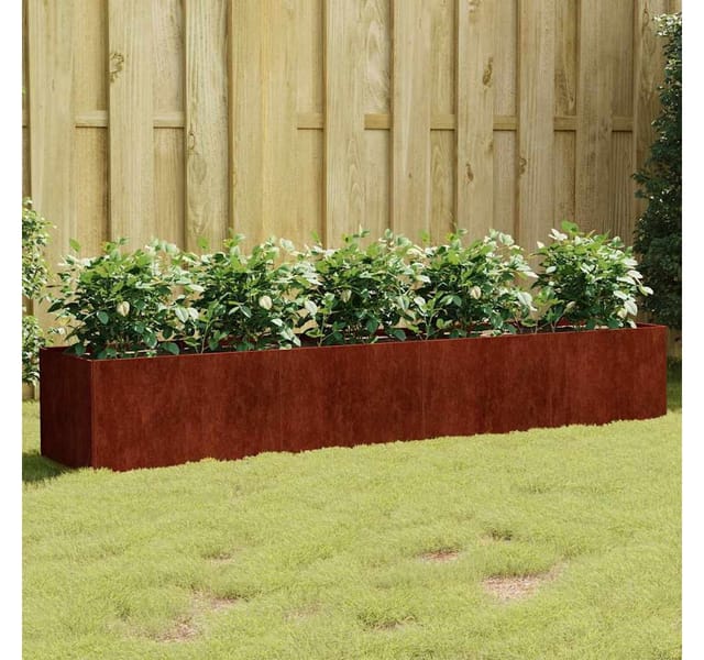 Hochbeet 200x40x40 Cm Cortenstahl Vidaxl