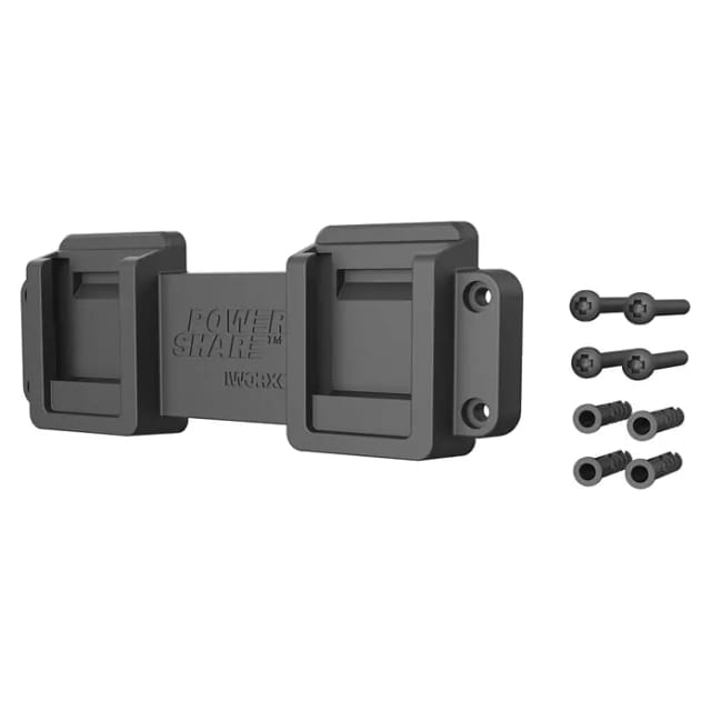 Worx PowerShare 20V Wandhalterung für Akkus WA1014 (Passend für: Zwei PowerShare Akkus)