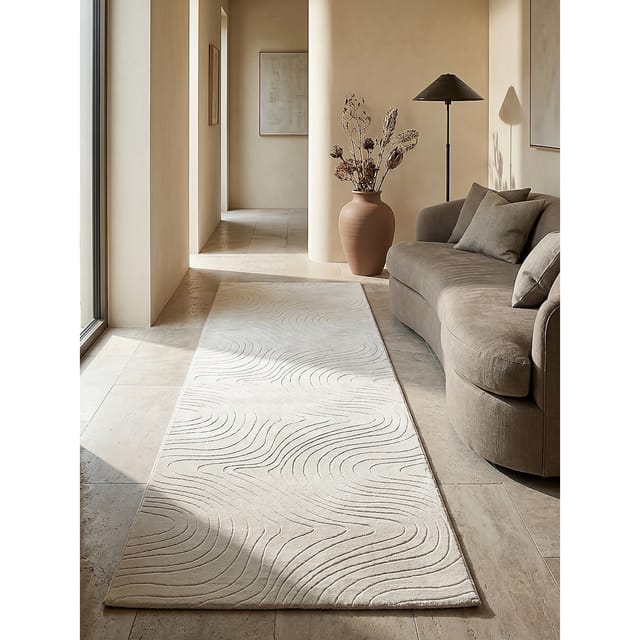 Läufer Antirutsch Creme 80x150 cm - DALAR Kadima Design