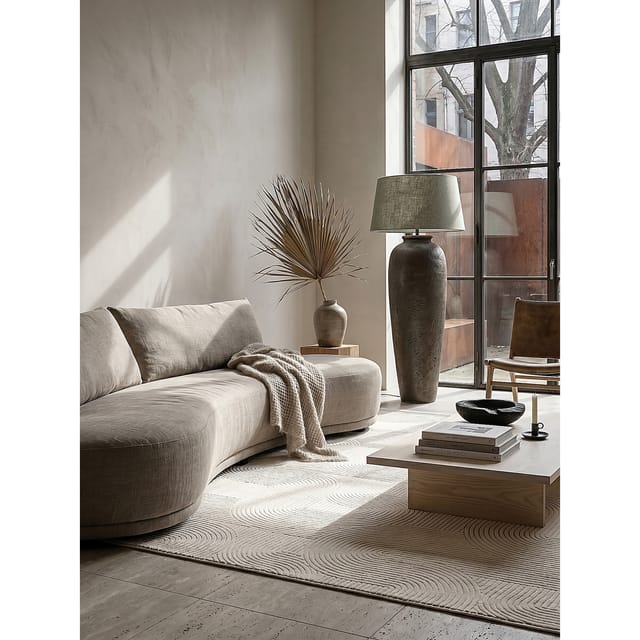Teppich Antirutsch Creme 240x340 cm - DALAR Kadima Design