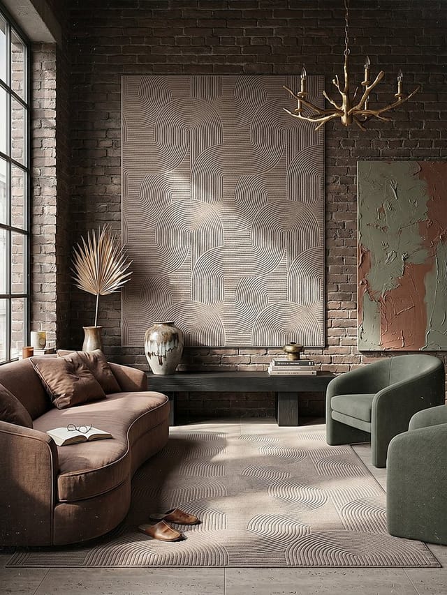 Teppich Antirutsch Beige 120x160 cm - DALAR Kadima Design