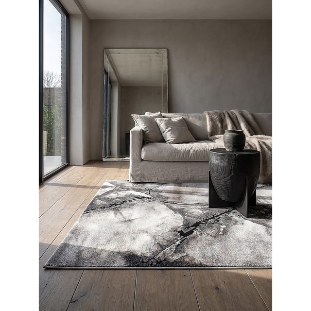 Teppich Kurzflor Grau 120x170 cm - OGLIO Kadima Design
