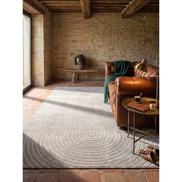 Outdoor-Teppich Wetterfest Beige 200x280 cm - MEZEN Kadima Design