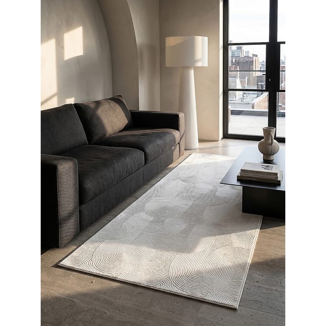 Läufer Antirutsch Weiß 80x150 cm - DALAR Kadima Design