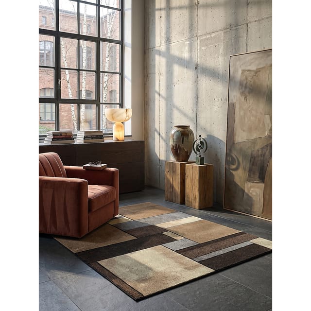 Teppich Polypropylen Beige 120x170 cm - BIENO Kadima Design