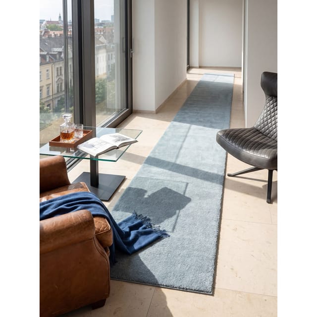 Läufer Antirutsch Blau 80x300 cm - ALDAN Kadima Design