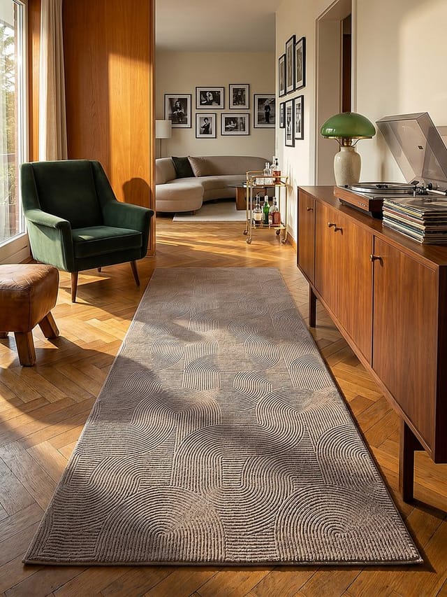 Läufer Antirutsch Beige 80x150 cm - DALAR Kadima Design