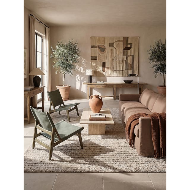 Shaggy-Teppich Pflegeleicht Beige 140x200 cm - ATRIO Kadima Design