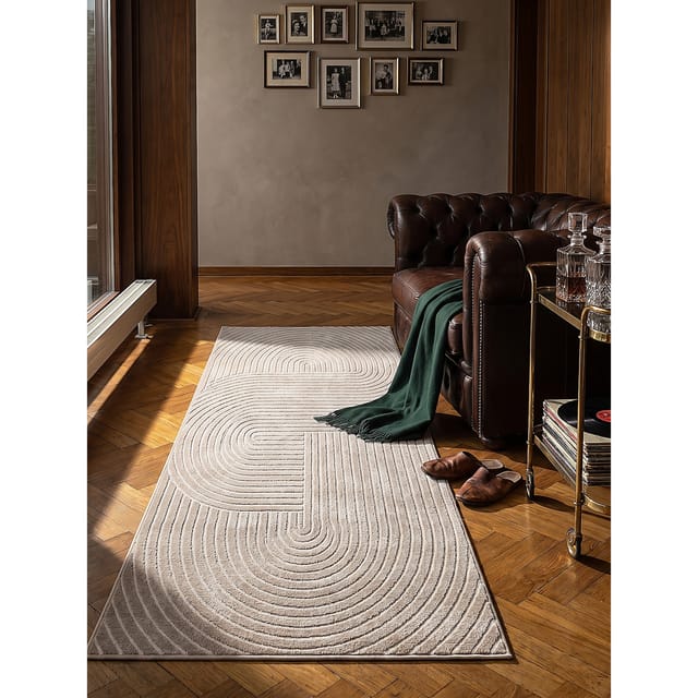 Outdoor-Läufer Wetterfest Beige 80x150 cm - MEZEN Kadima Design