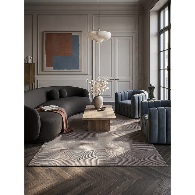 Teppich Antirutsch Beige 160x220 cm - DALAR Kadima Design