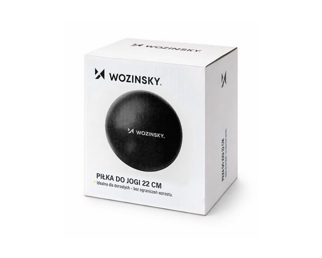Wozinsky WPDP-C22 Rehabilitations-Übungsball 22 cm - schwarz
