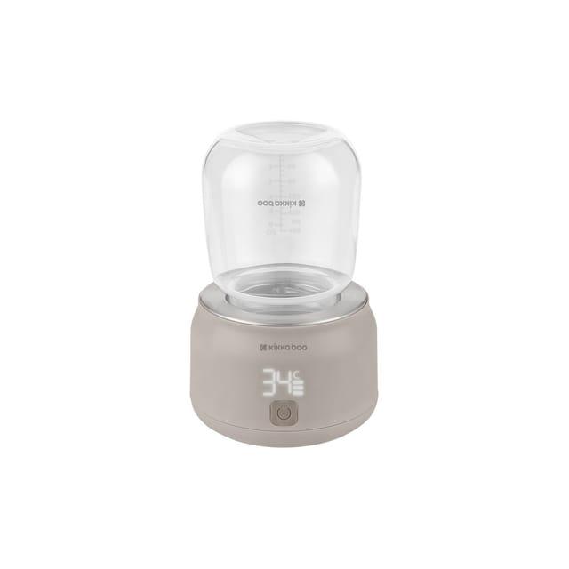 Kikkaboo Flaschenwärmer Brent 4 Flaschenadapter, 4 Temperaturmodi, USB-Kabel beige
