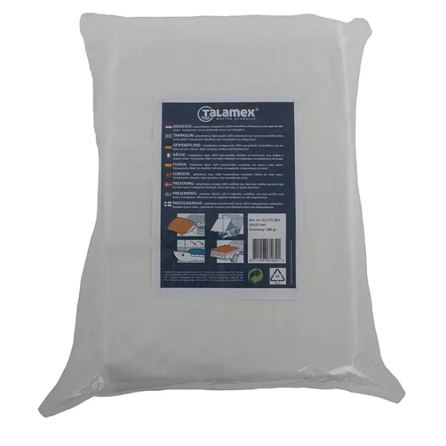 Talamex Gewebeplane (L x B: 10 x 12 m, 100 g/m², Kunststoff)