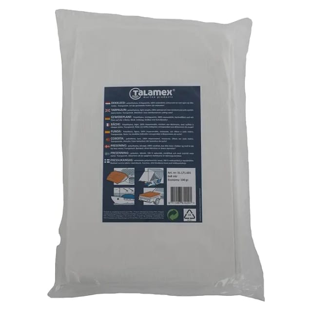 Talamex Gewebeplane (L x B: 6 x 8 m, 100 g/m², Kunststoff)