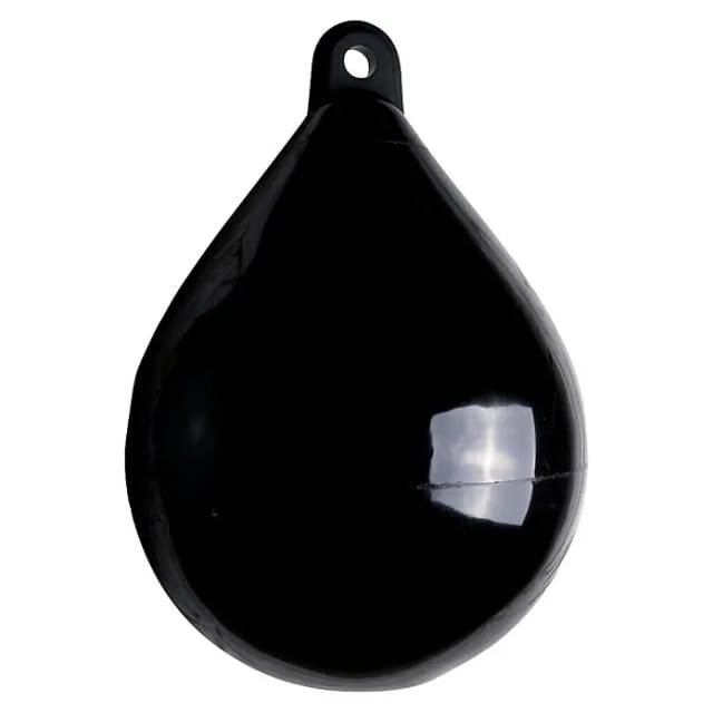 Talamex Kugelfender (Durchmesser: 45 cm, Schwarz)
