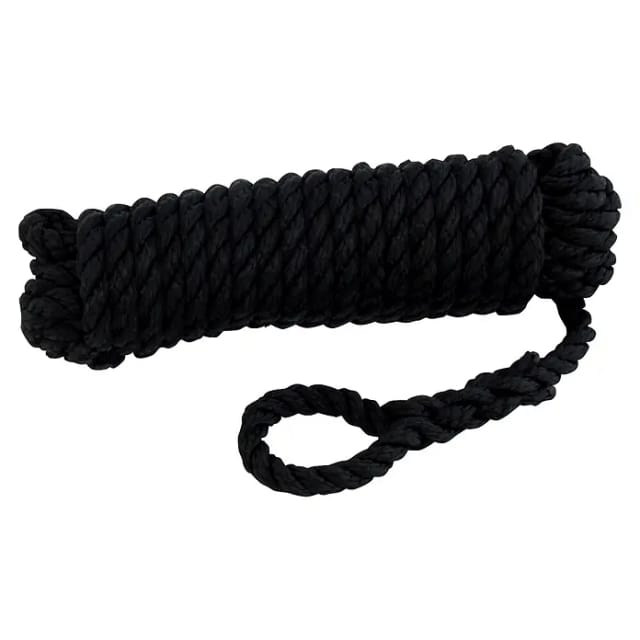 Talamex Fenderleine (Durchmesser: 10 mm, Länge: 2,5 m, Schwarz, 2 Stk.)