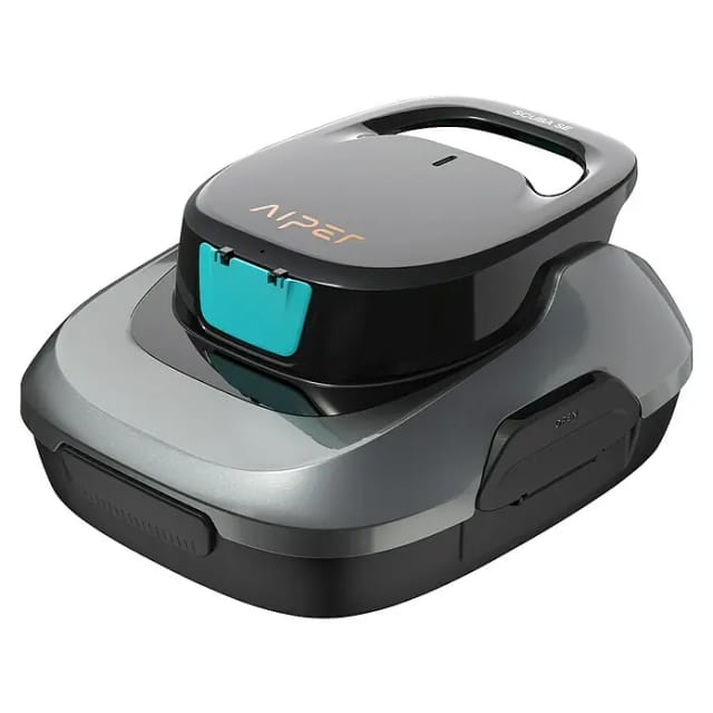 Aiper Poolroboter Scuba SE (Akkubetrieben, Passend für: Pools bis 80 m² Grundfläche, Filterleistung: 4.500 l/h)