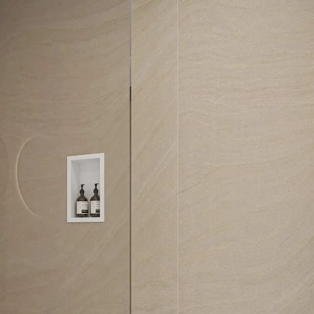 Wetwall Wandpaneel Elite (120 x 242 cm, Sandstone, Abgerundete Kante)