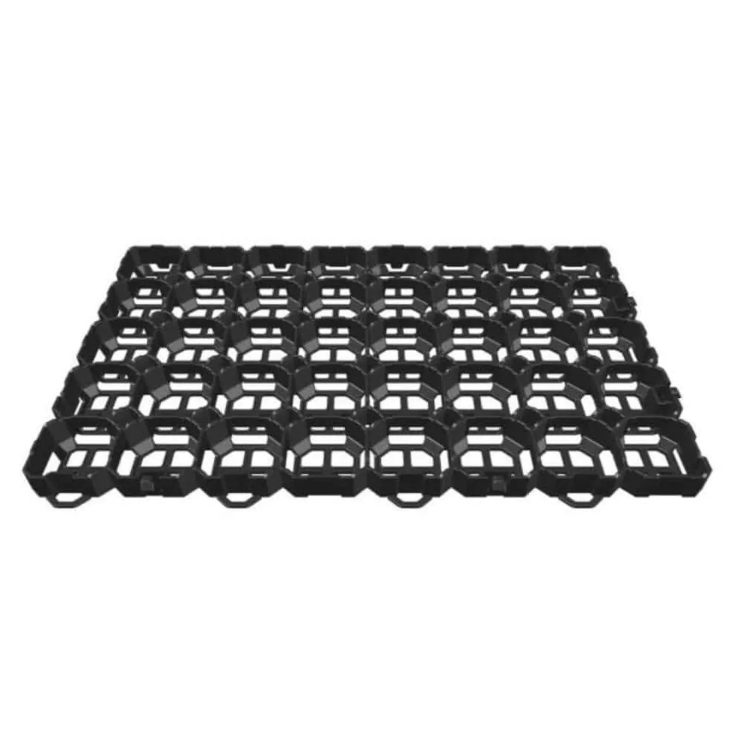 KLASEBO Rasengitter Schwarz, Rasenwaben, Befahrbar, RKP6 57x38x4cm