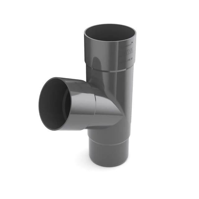 Bryza Regenrinne T-Stück Graphit System 90