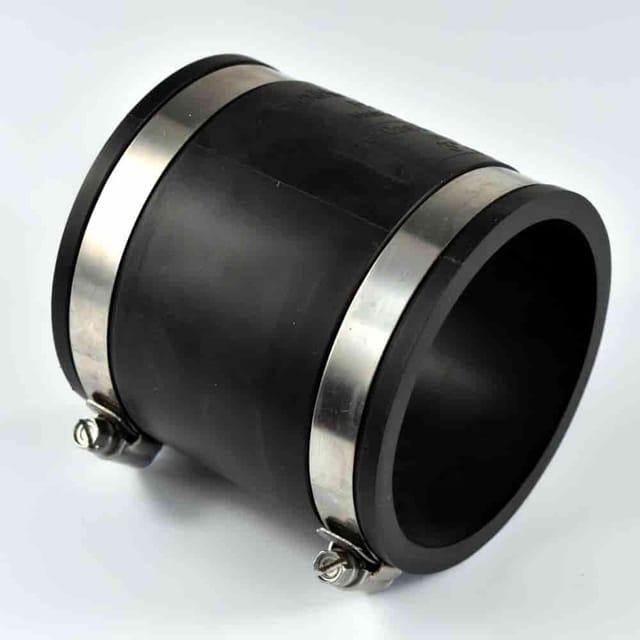 Klasebo Flexible Kupplung aus PVC Elastomer 2/63 mm Schwarz
