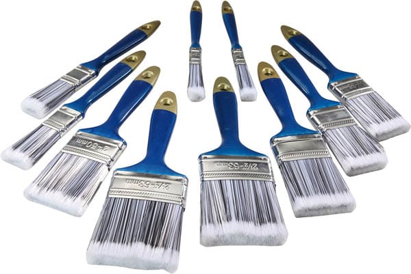 Westfalia Pinsel-Set 10-Teilig Spezialborsten Polyester Blau