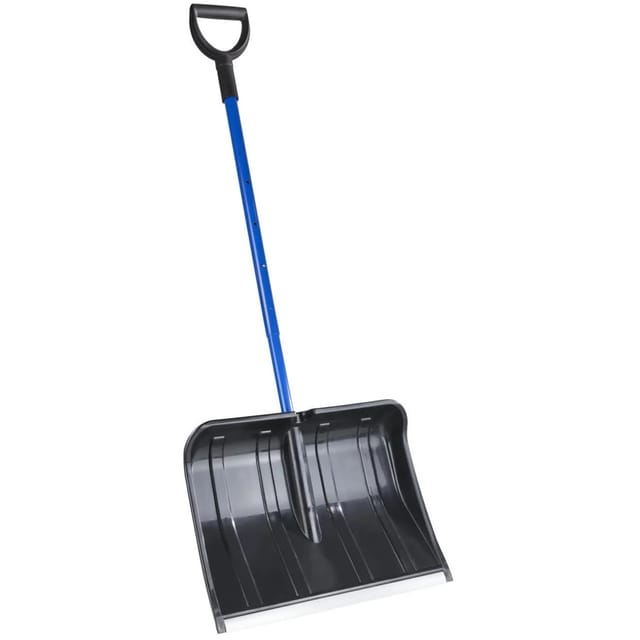 Westfalia Schneeschaufel Teleskopierbar aus Stahl und Kunststoff Blau
