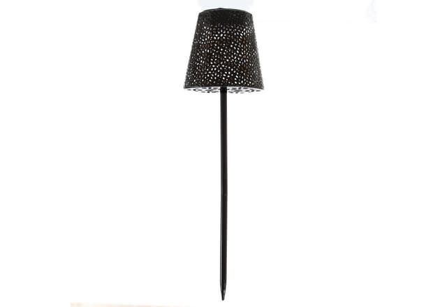 Marelida LED Solar Gartenleuchten Blumenmuster Gartenstecker Erdspieß Wegleuchte 58cm 2St