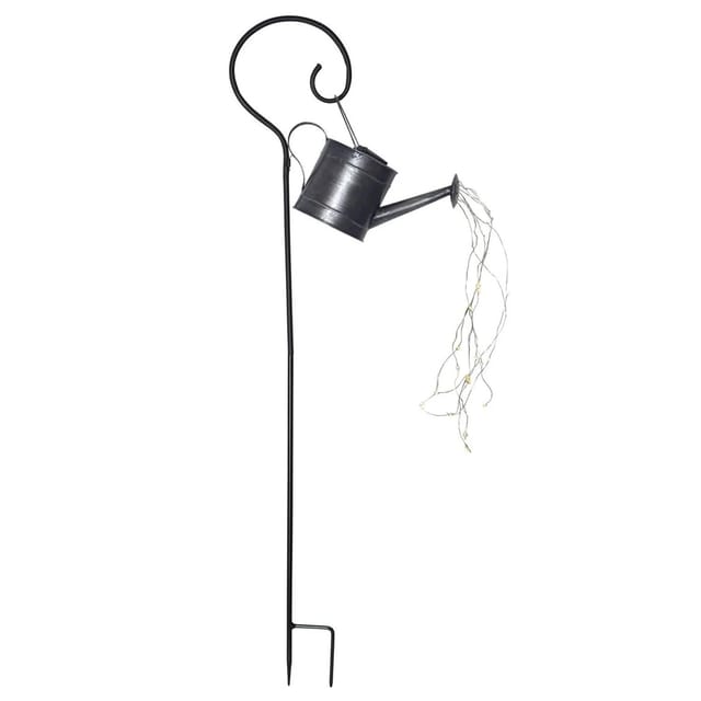 Marelida LED Solar Gießkanne Gartendeko Deko-Kanne Für Garten Terrasse Gartenstecker